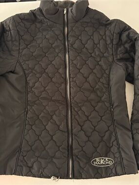 Black Diamond Black Quilted Women's Insulated Puffer Jacket